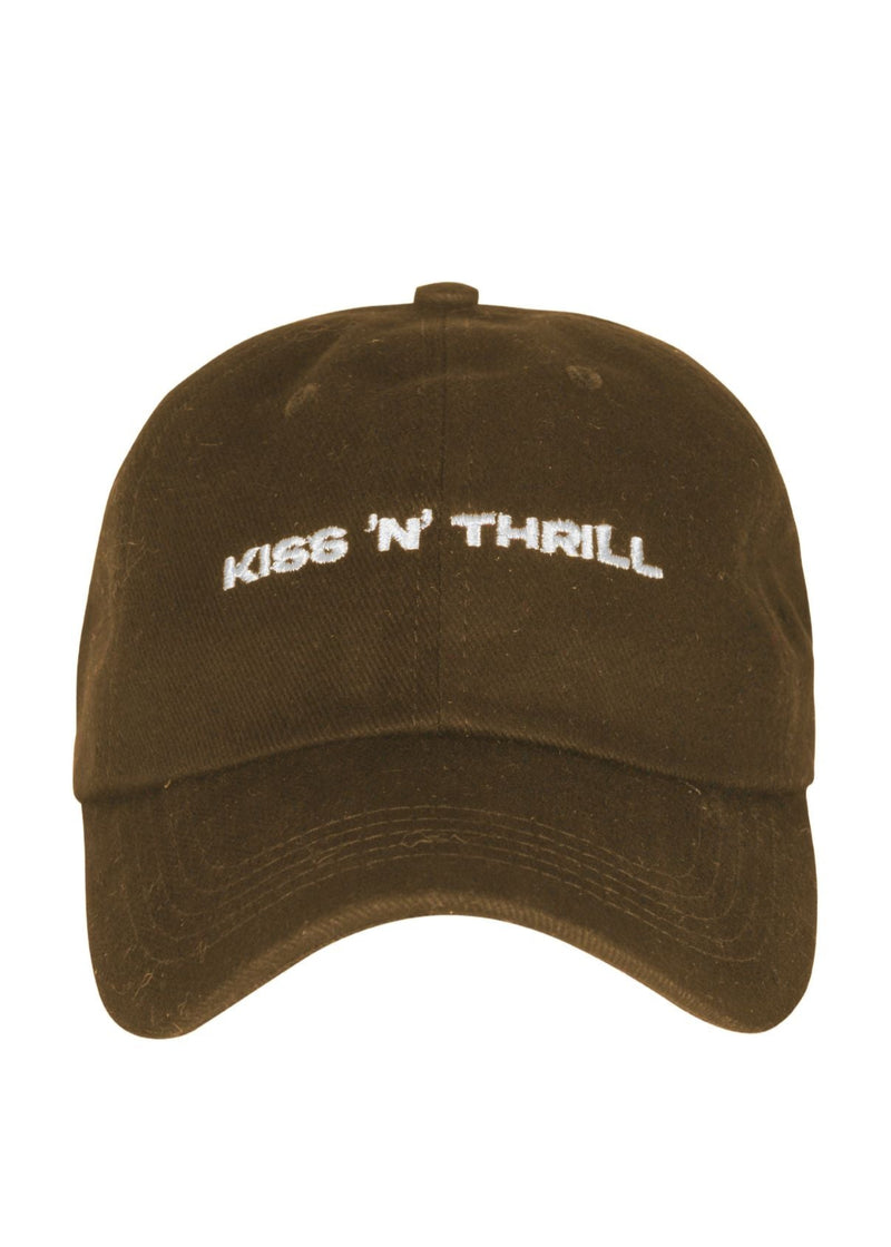 GORRA CON LOGO MARRÓN