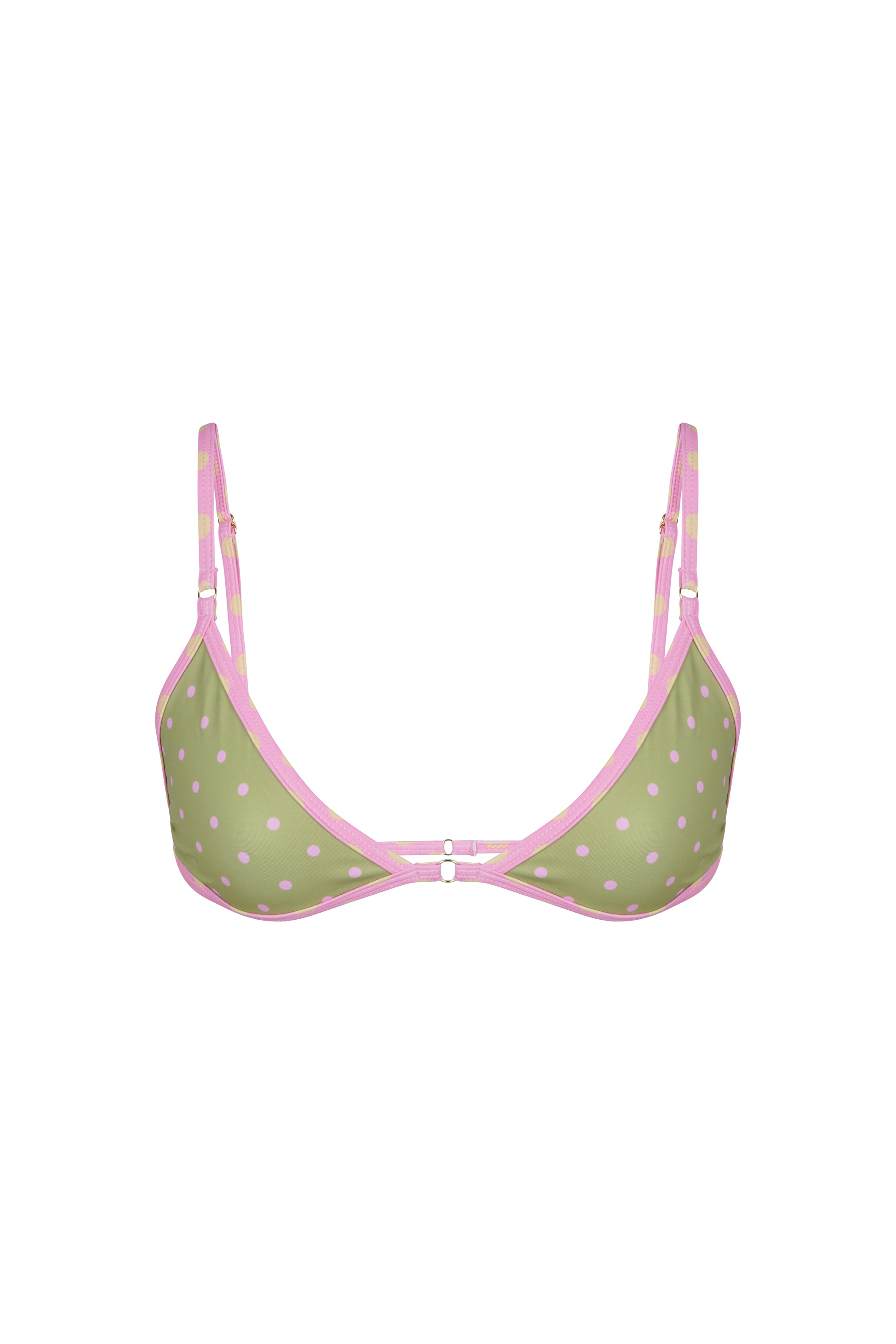 FRIDA TOP POLKA MATCHA