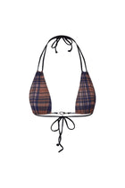 DEMI TOP CHECKED BLUE