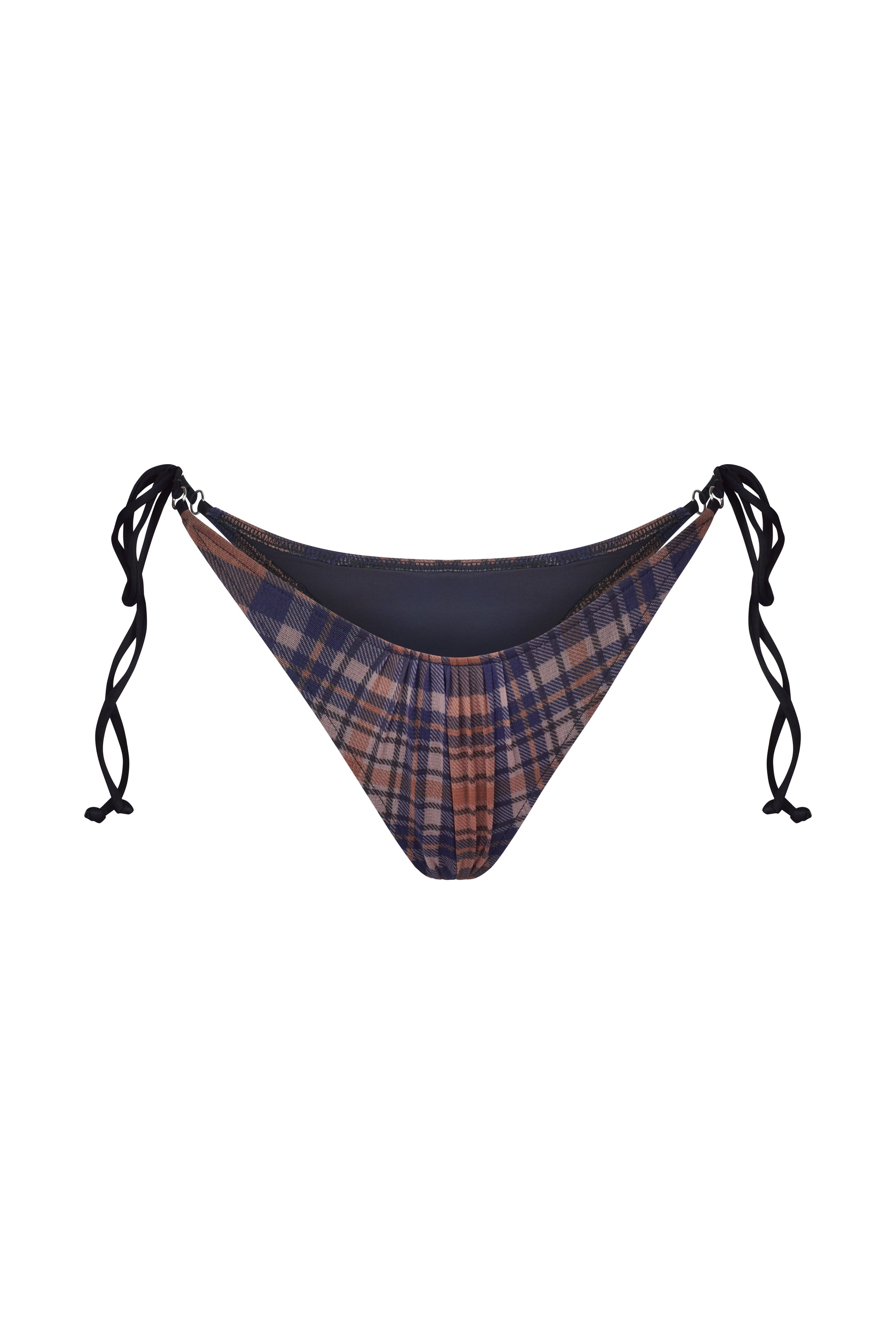 DEMI BOTTOM CHECKED BLUE