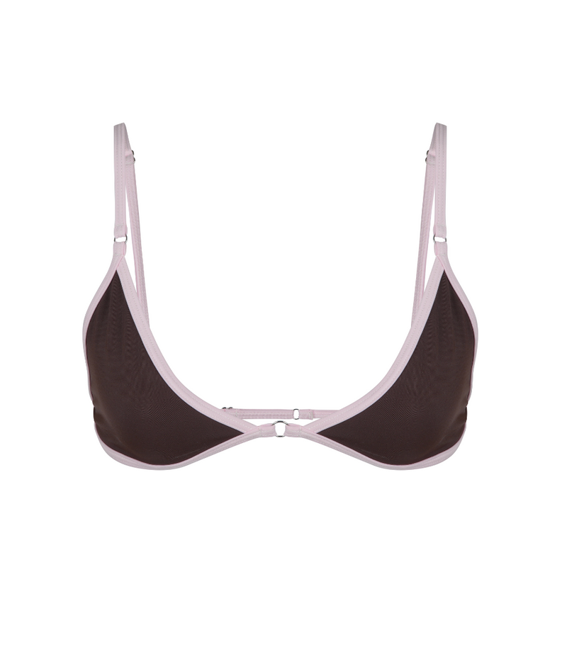 FRIDA TOP BROWN
