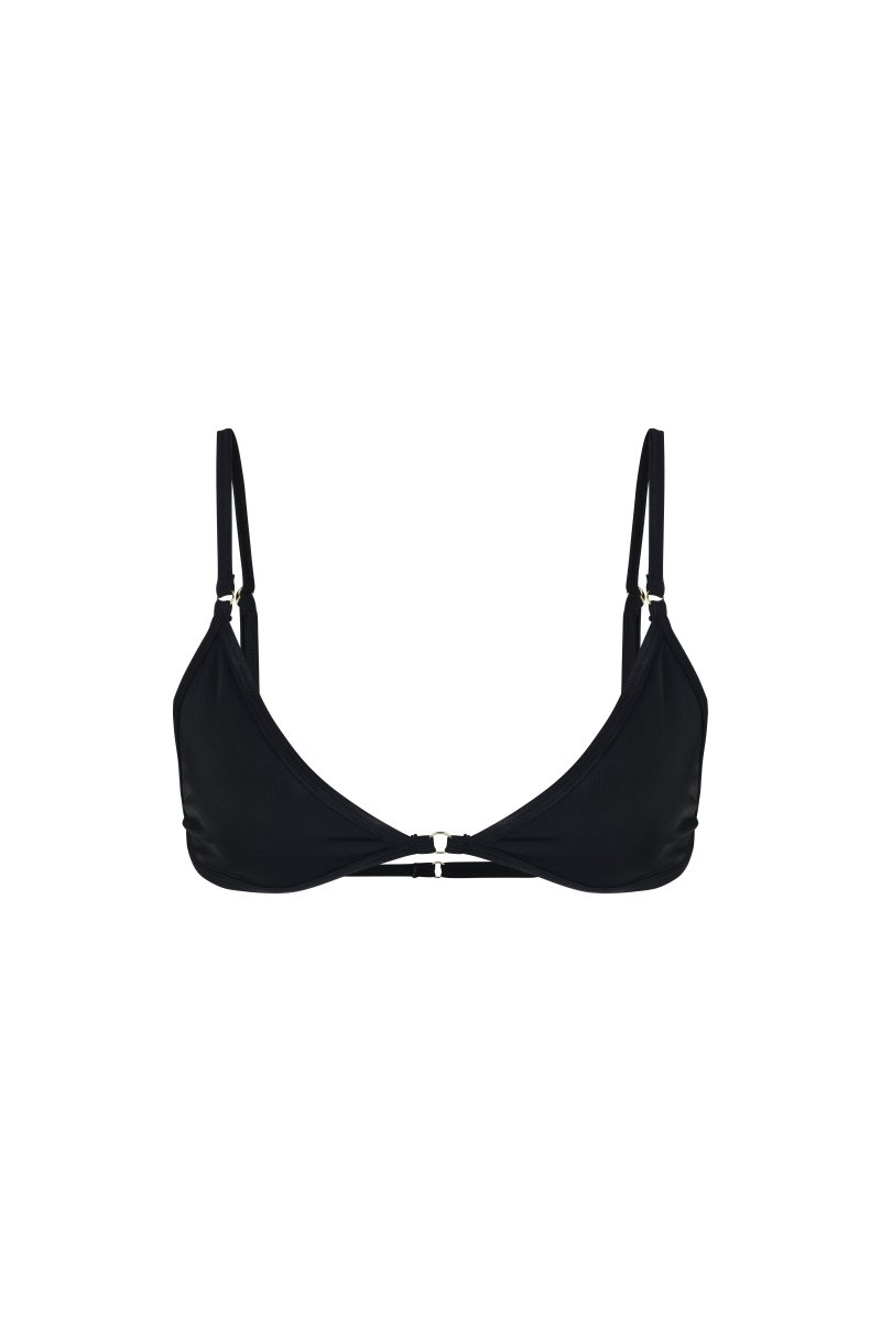 FRIDA TOP BLACK - KISS'N'THRILL bikini, swimwear