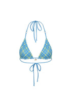 NAIIA TOP CHECKED BLUE - KISS'N'THRILL